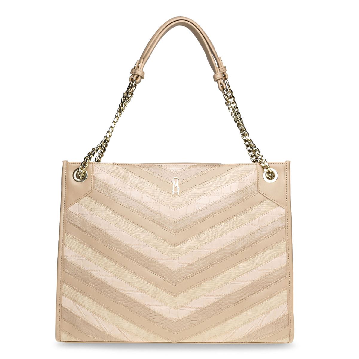 Bolso Tote Color Hueso Para Mujer Steve Madden Bmalie
