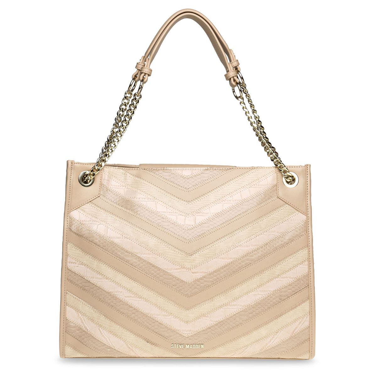 Bolso Tote Color Hueso Para Mujer Steve Madden Bmalie