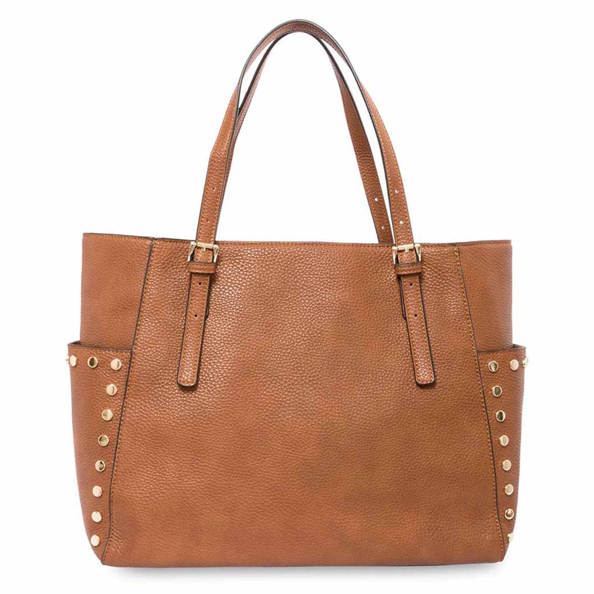 Bolso tote Steve Madden coñac con bolso desprendible