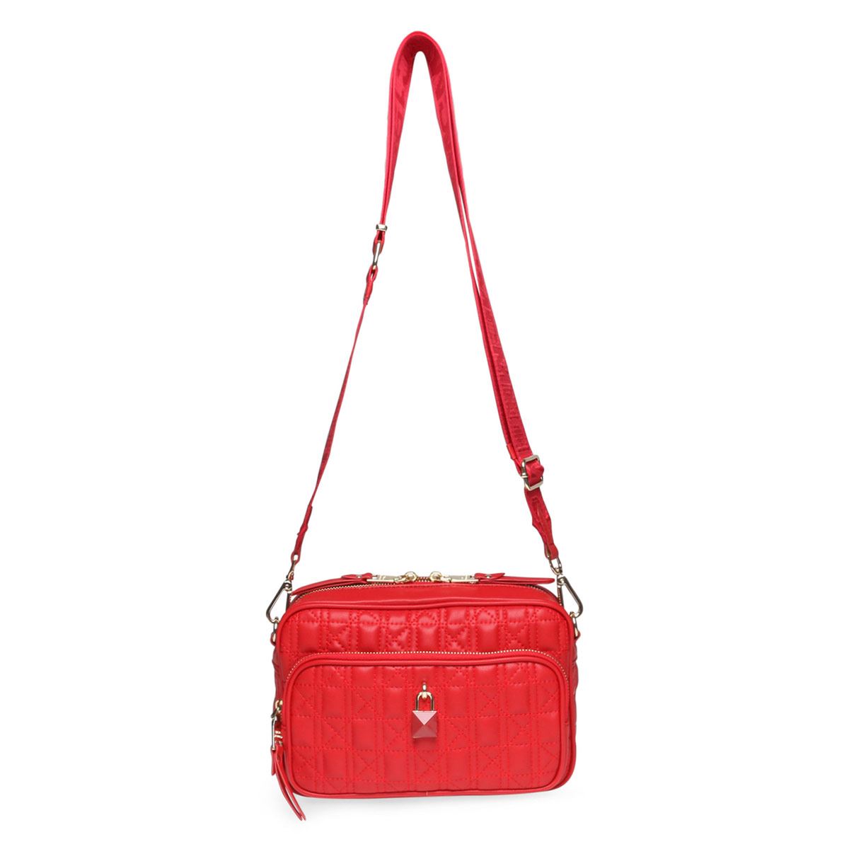 Bolsa steve madden roja fashion