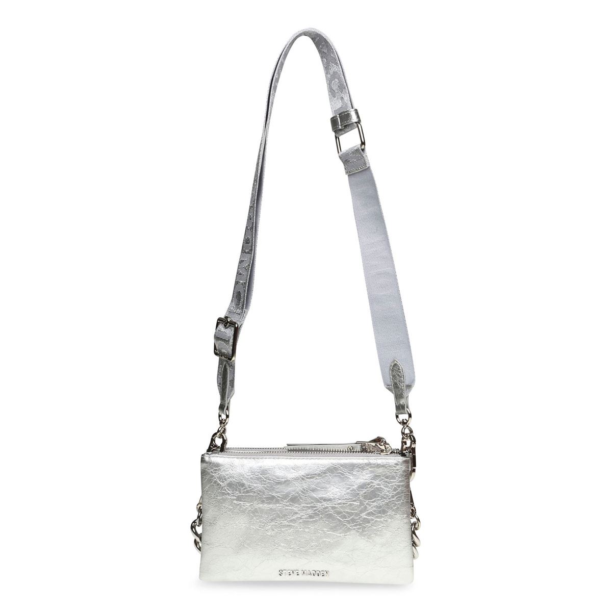 Bolso Steve Madden Crossbody color Plateado para Mujer