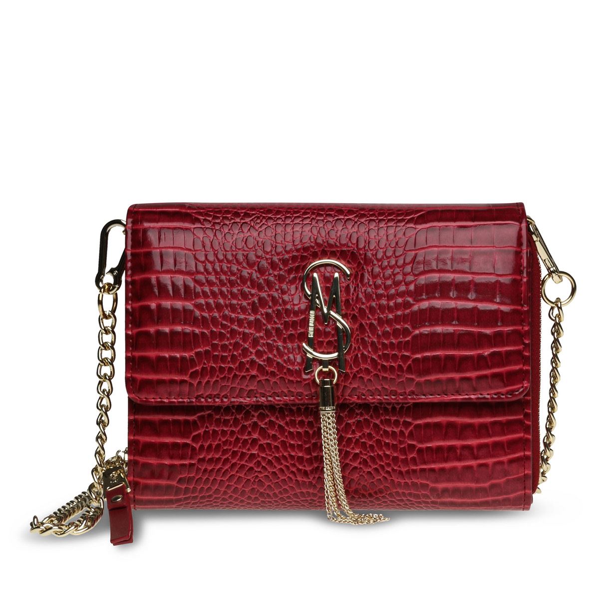 Bolso Wallet Color Rojo Quemado Para Mujer Steve Madden Bexalt