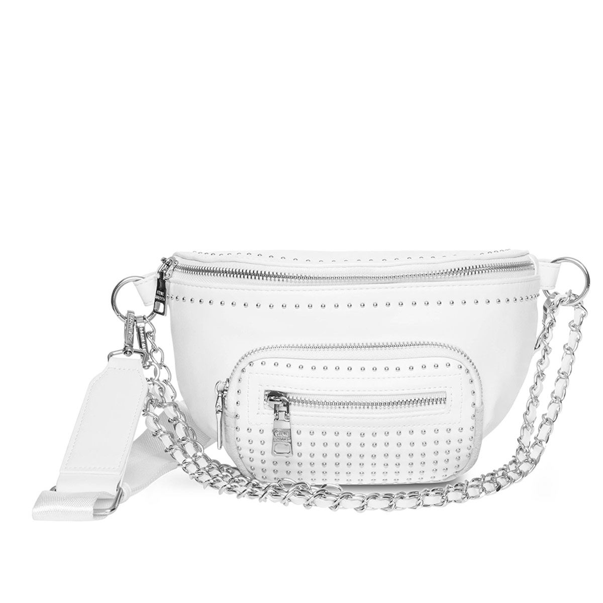 Cangurera Steve Madden blanco bstud