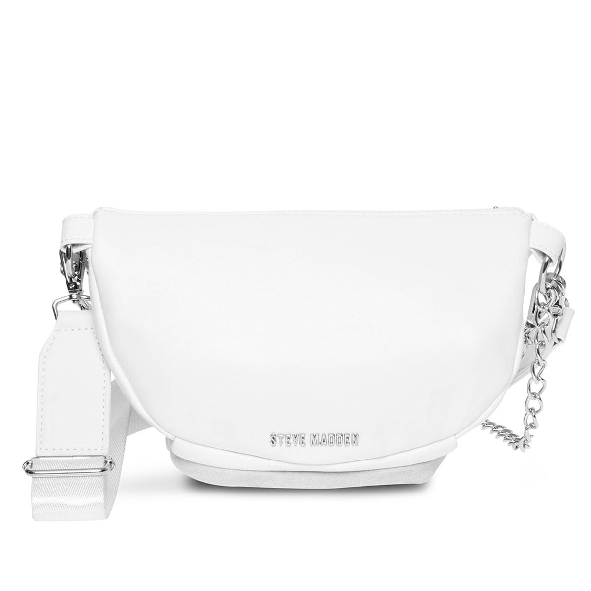 Cangurera Steve Madden blanco bstud