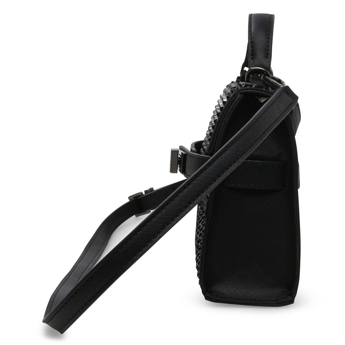 Bolso Steve Madden crossbody negra con brillos bdignity