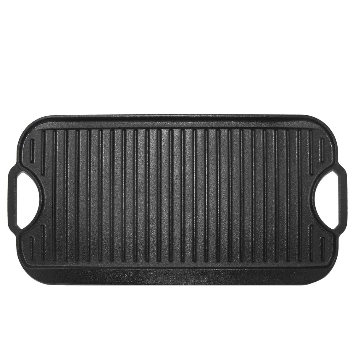 Parrilla Reversible Westinghouse de Hierro Forjado Negro de 50 cm x 25 cm Negro Grill