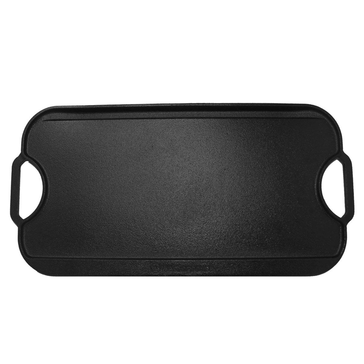 Parrilla Reversible Westinghouse de Hierro Forjado Negro de 50 cm x 25 cm Negro Grill