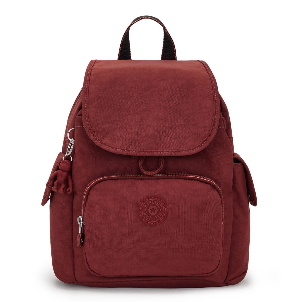 Bolsa Kipling tipo Mochila Color Vino para Mujer