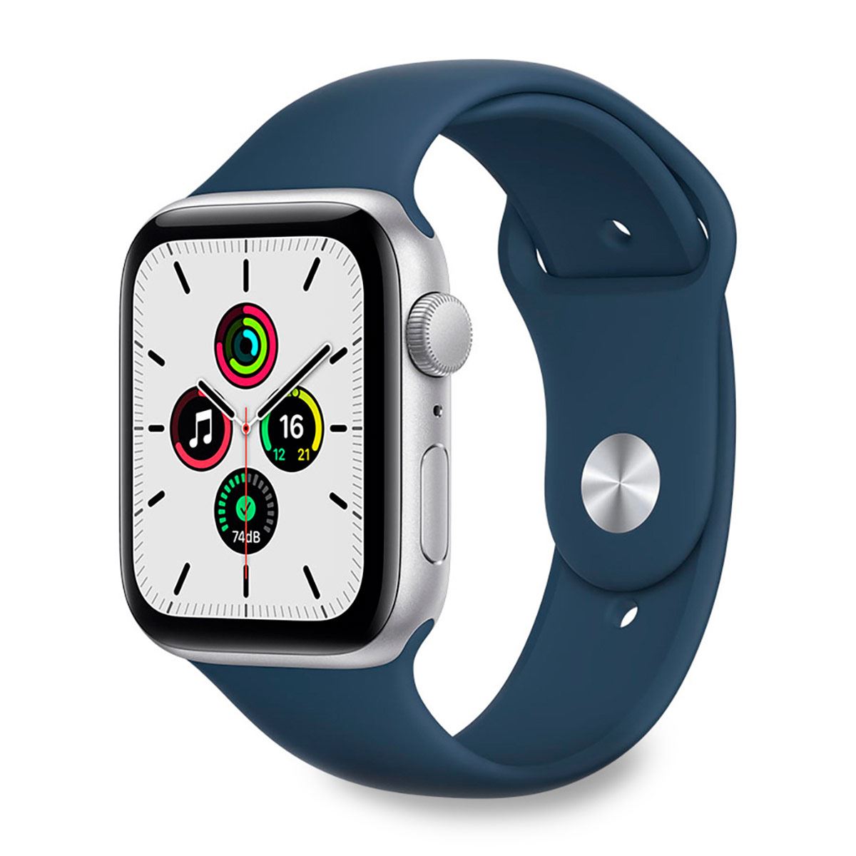 Apple Watch SE GPS Plata 44mm Correa Azul Abismo