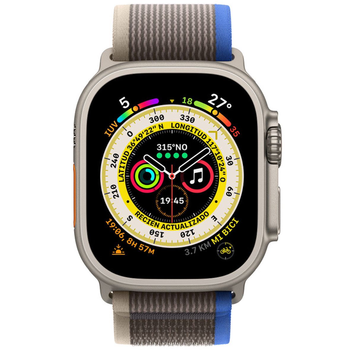 Apple Watch Ultra 49 mm Trail azul/gris