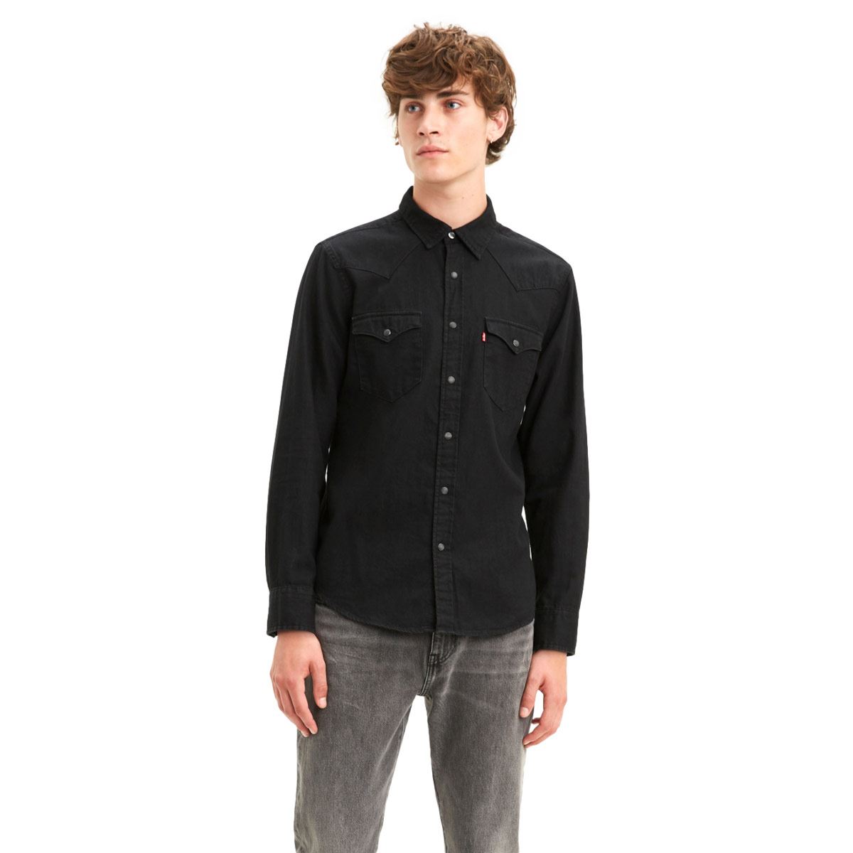 Camisa negra Levis para hombre CH
