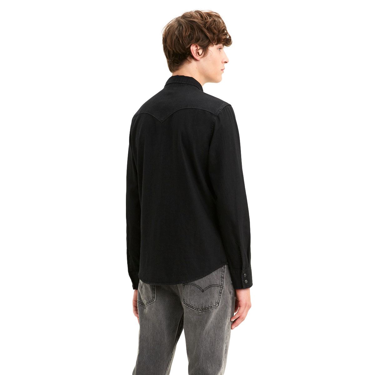 Camisa negra Levis para hombre EG