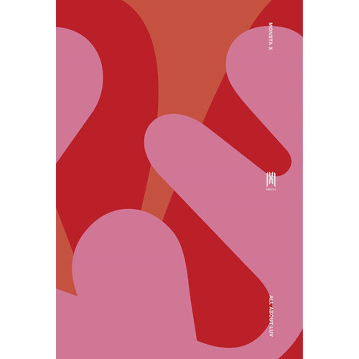 CD Monsta X - All About Luv: Top Right Deluxe Photo Book 2