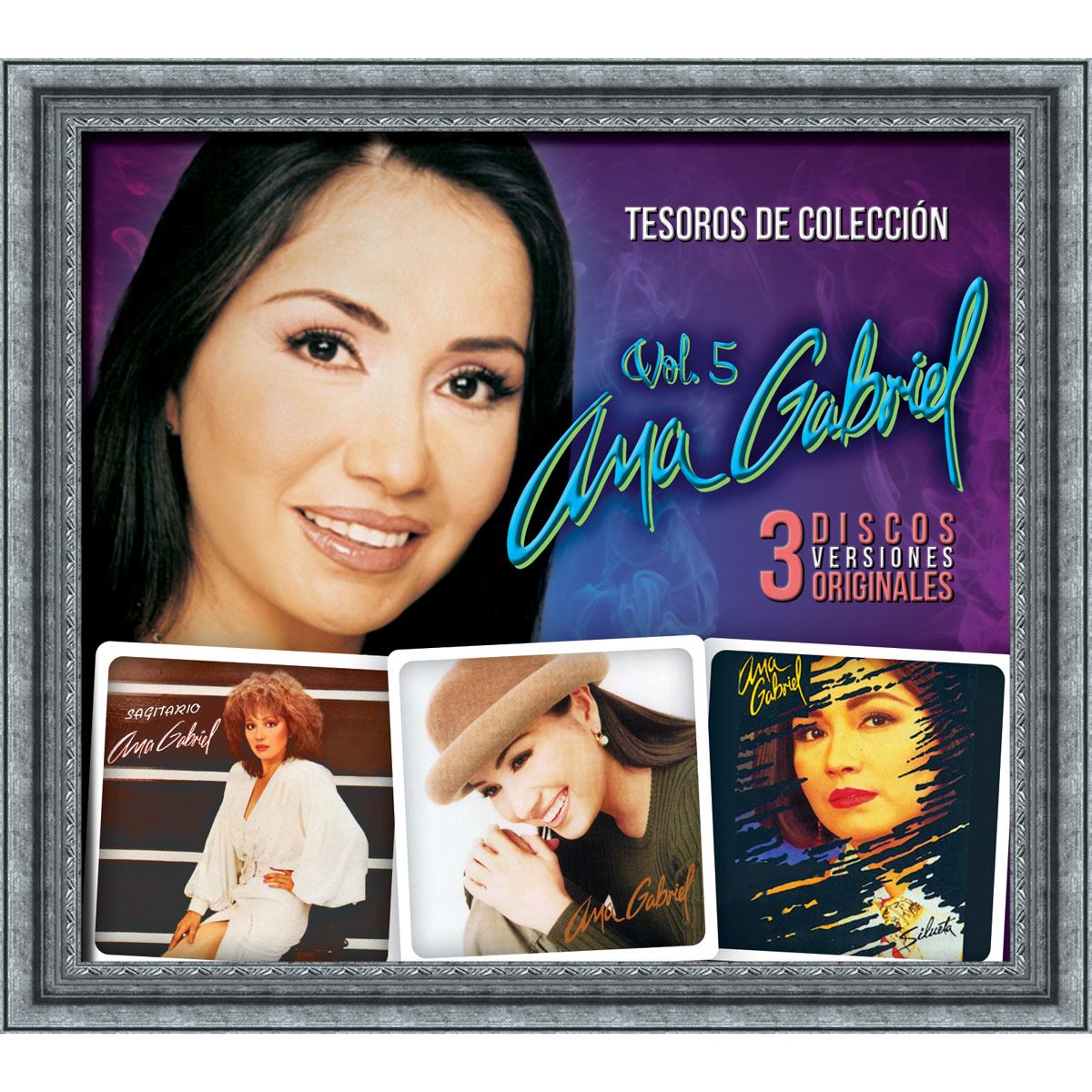 3 CD´S Ana Gabriel Tesoros de Colección Vol. 5 - Soy Como Soy - Sagitario - Silueta