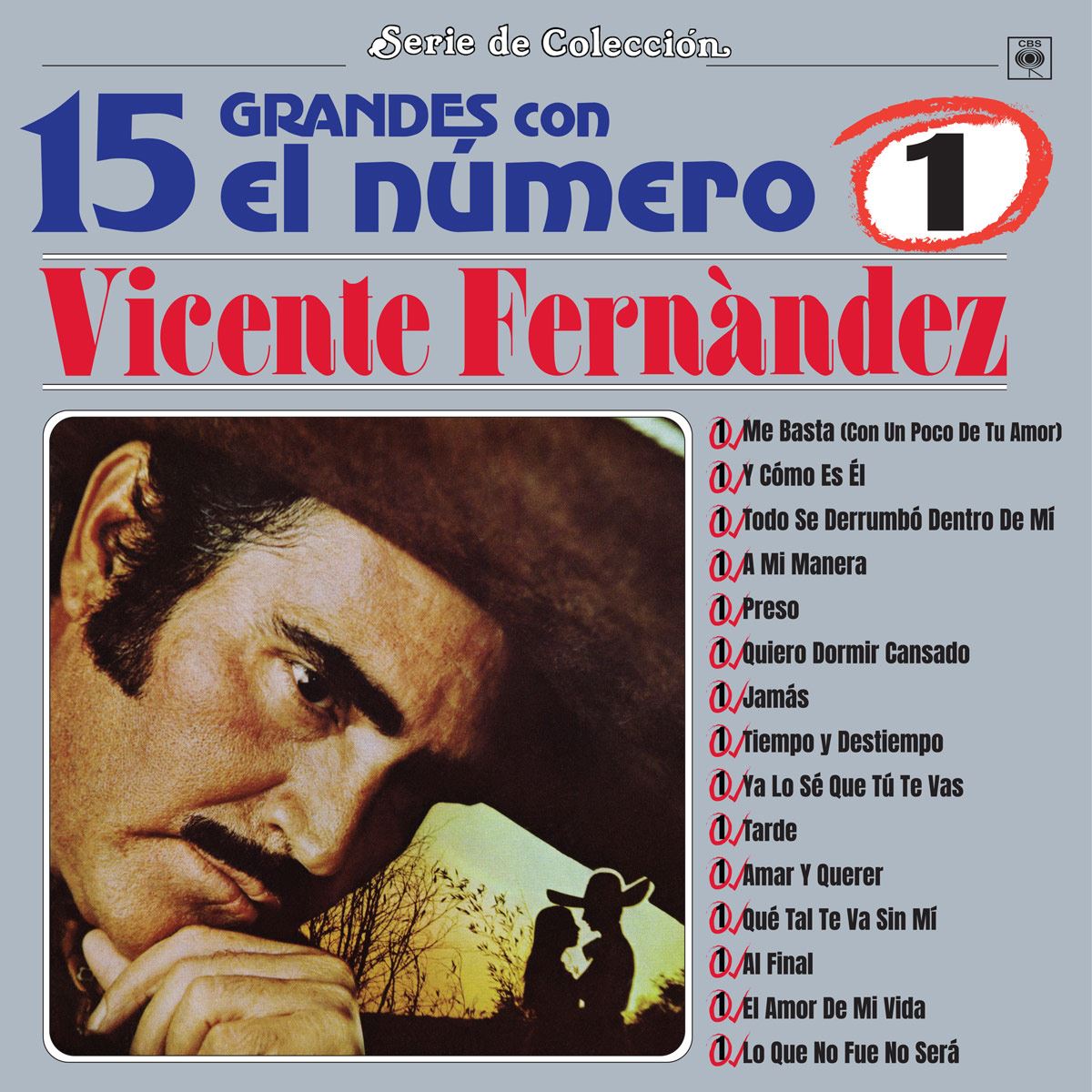 LP Vicente Fernández - 15 grandes con el número uno
