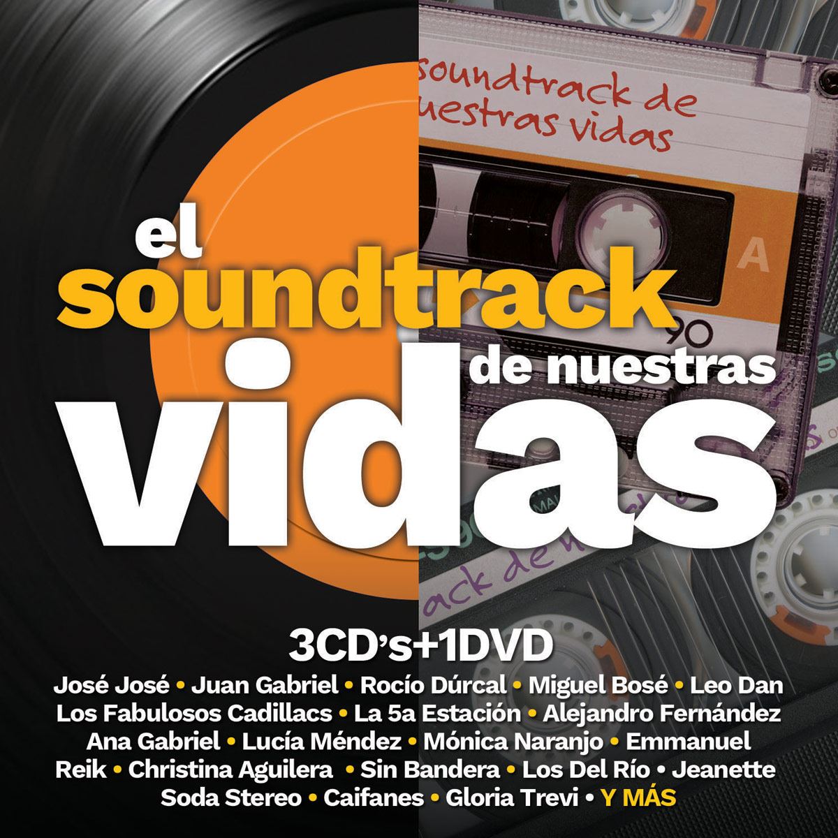 3 CD + DVD Varios El soundtrack de nuestras vidas