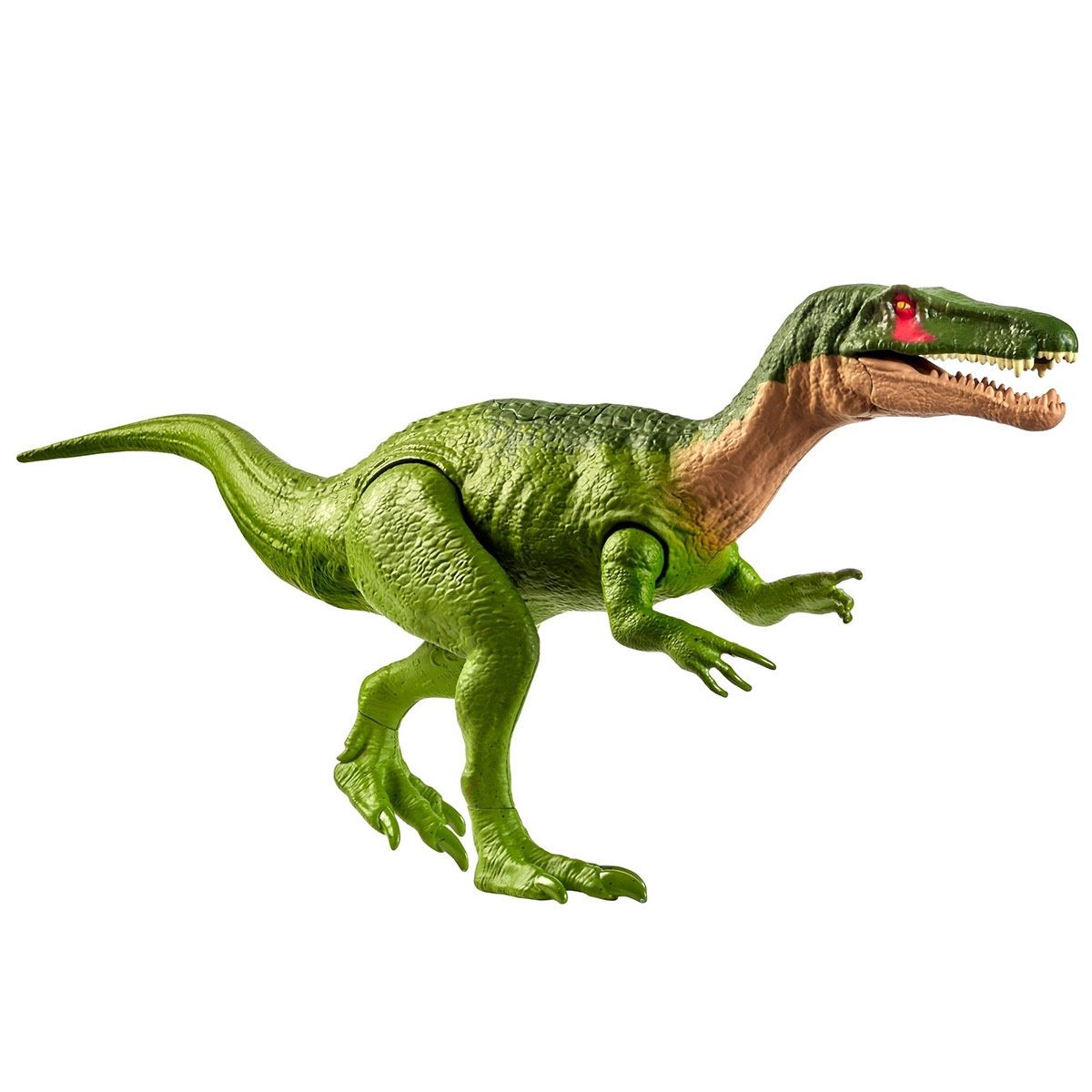 Jurassic World Figuras de Acción, Baryonyx, Dinosaurio de 12" con sonidos, Dinosaurio de Juguete para niños de 4 años en adelante