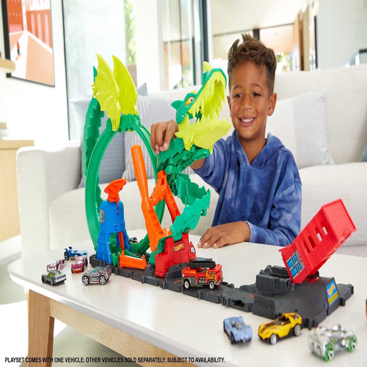 Hot Wheels City Pista Épica de Dragón