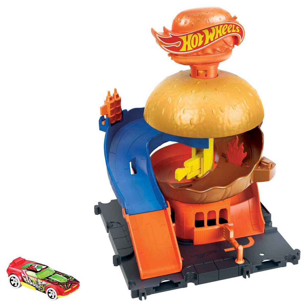 Hot Wheels City Tienda de Hamburguesas