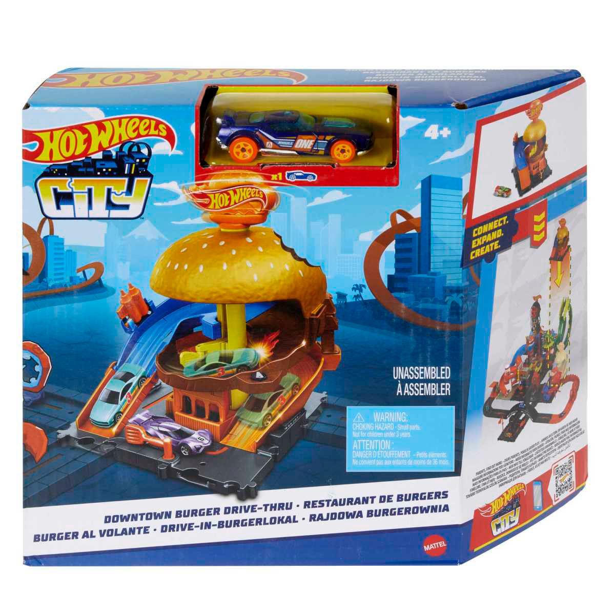 Hot Wheels City Tienda de Hamburguesas