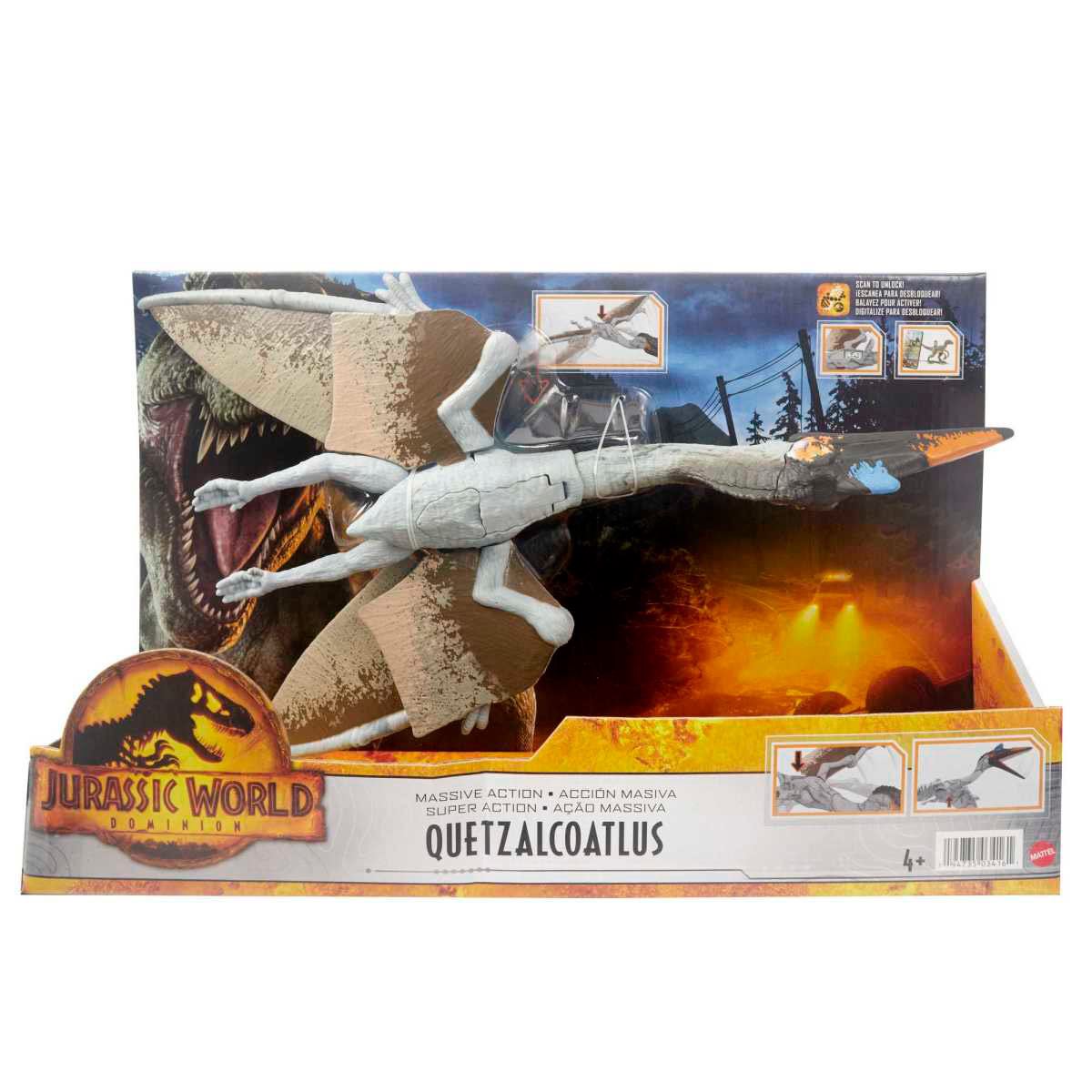 Jurassic World Quetzalcoatlus Accion Masiva