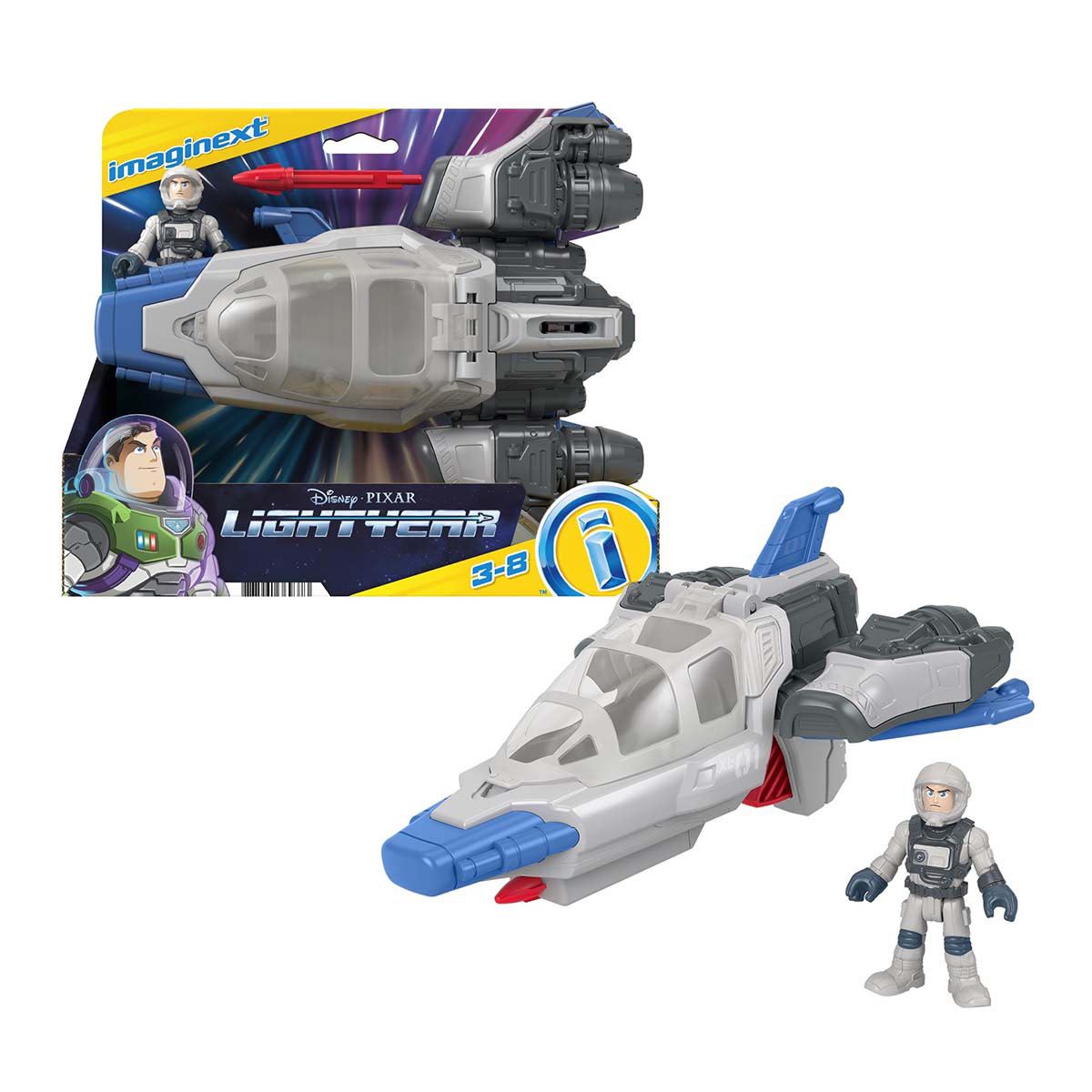 Imaginext Juguete Figuras Básicas más Nave Lightyear Sorpresa