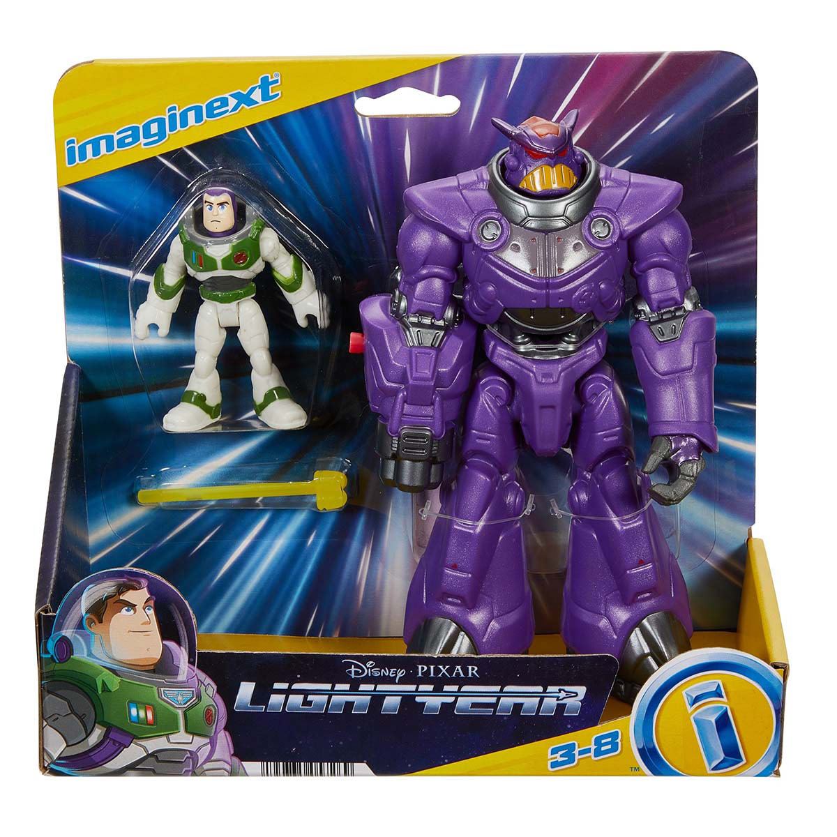 Imaginext Juguete Figuras Básicas más Nave Lightyear Sorpresa