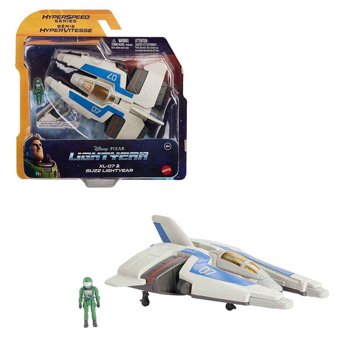 Disney Pixar Lightyear Buzz con la nave espacial XL-07