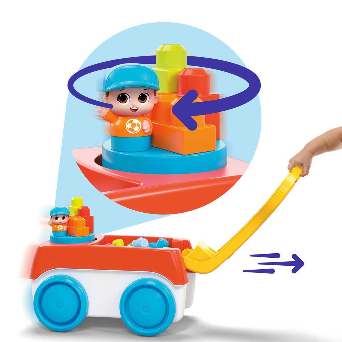 Mega Bloks Vagon Giratorio de bloques