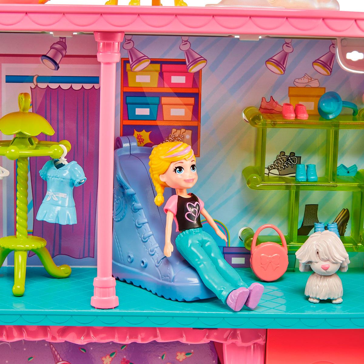 Set de Juego Polly Pocket Foodtruck de Helados y accesorios