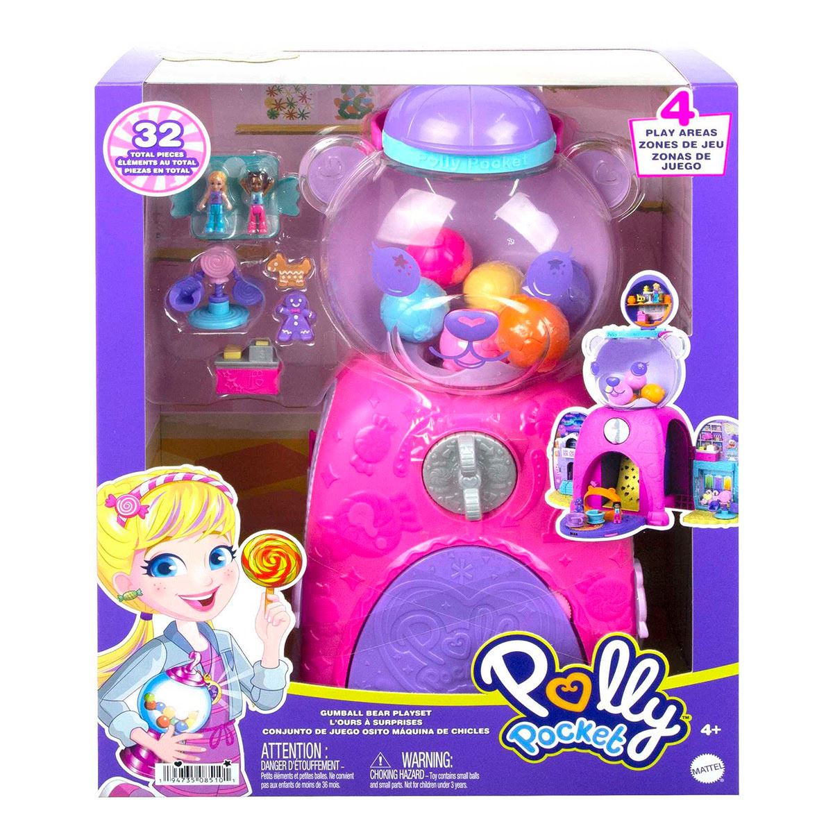 Dulces Sorpresas Polipoket De Juguetes Polly Pocket Muñeca