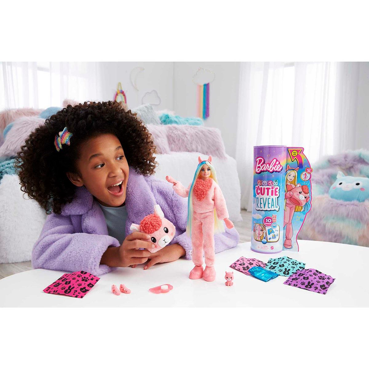 Barbie Cutie Reveal, Surtido de Fantasia, Muñeca para niños a partir de 3 años