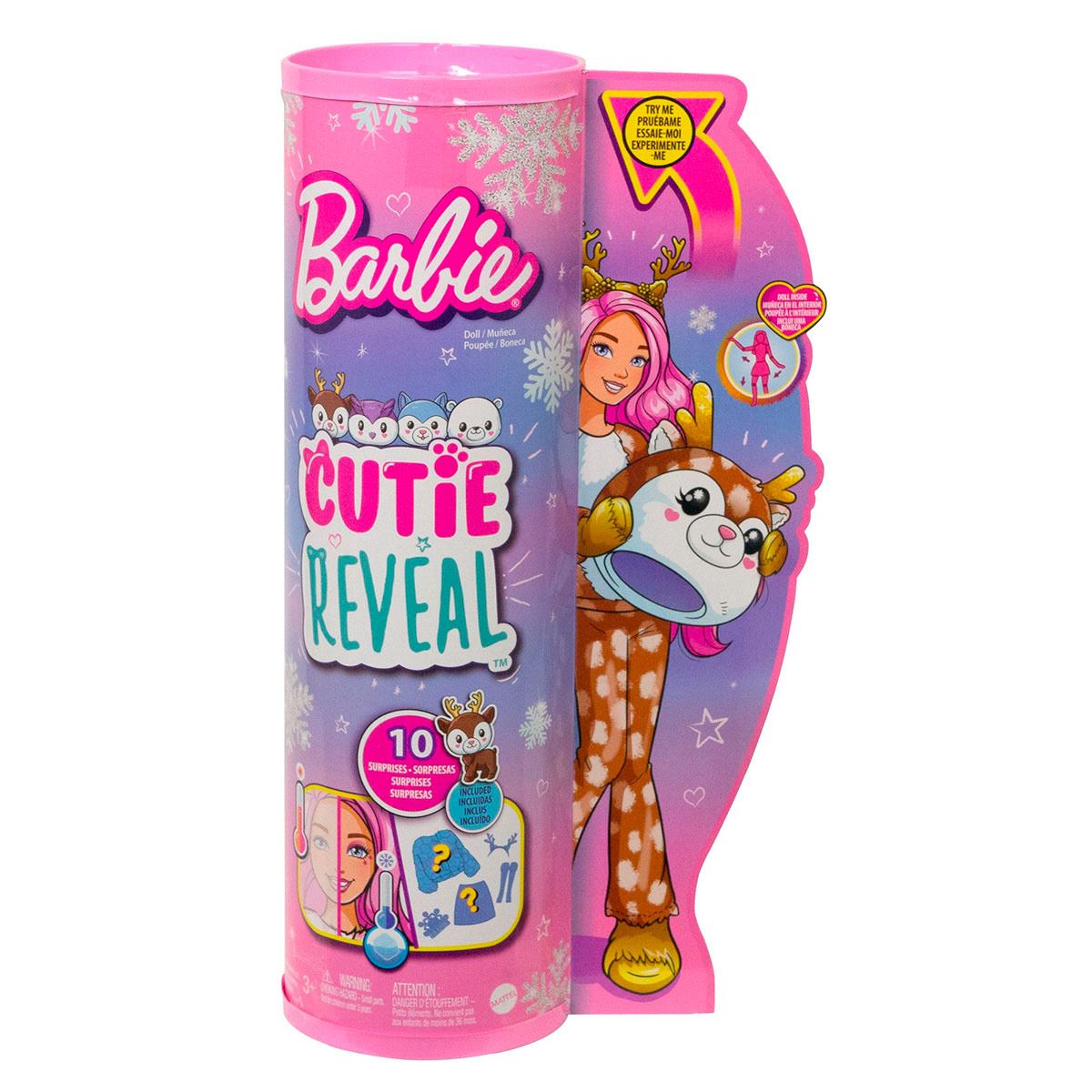 Barbie Cutie Reveal Muñeca Surtido de Invierno