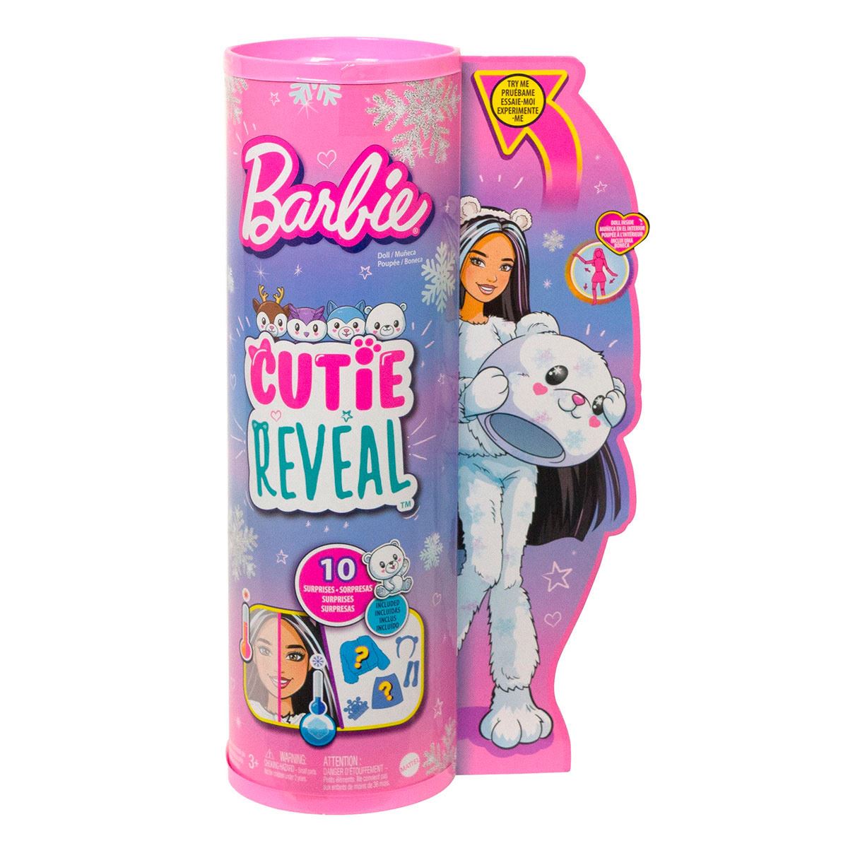 Barbie Cutie Reveal Muñeca Surtido de Invierno