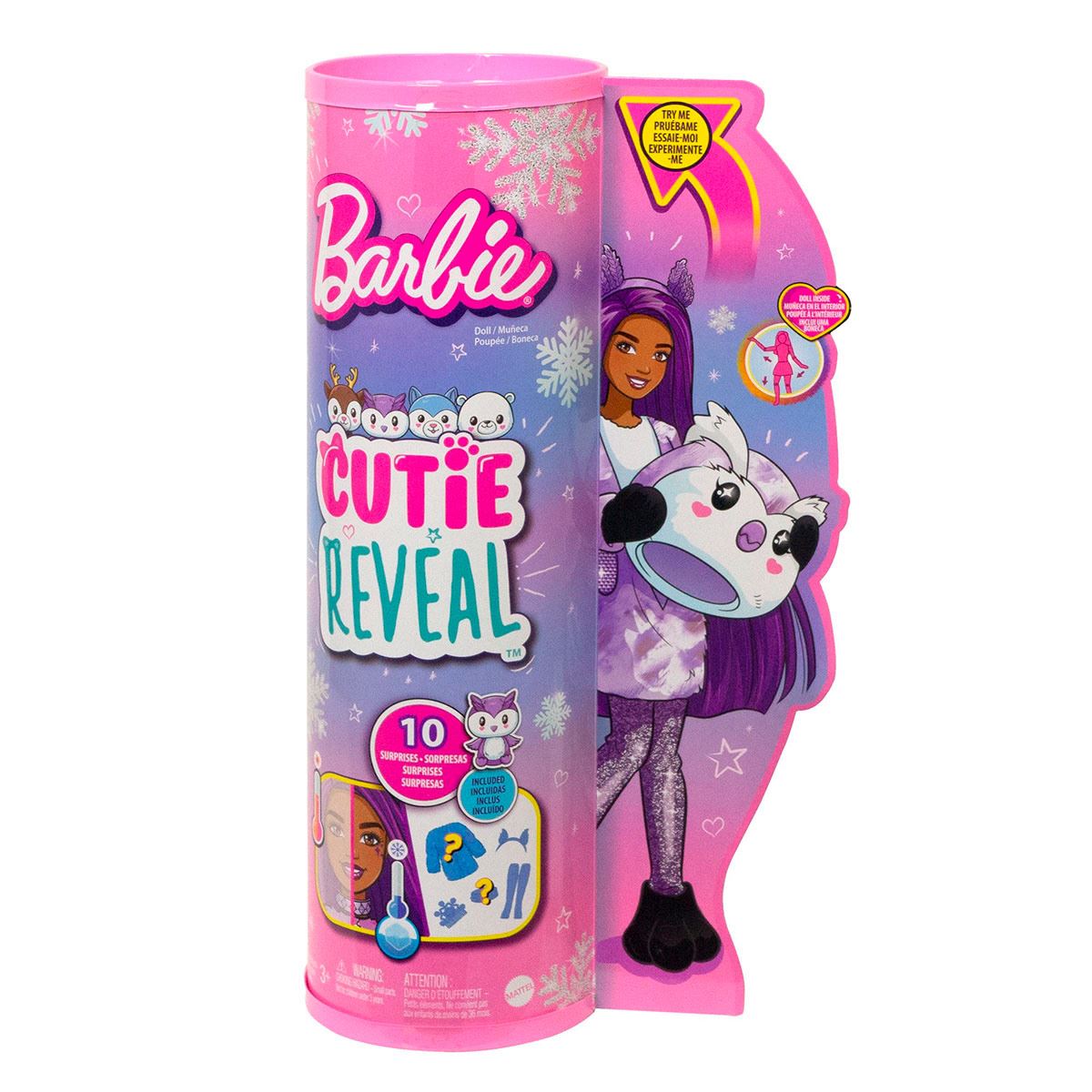 Barbie Cutie Reveal Muñeca Surtido de Invierno