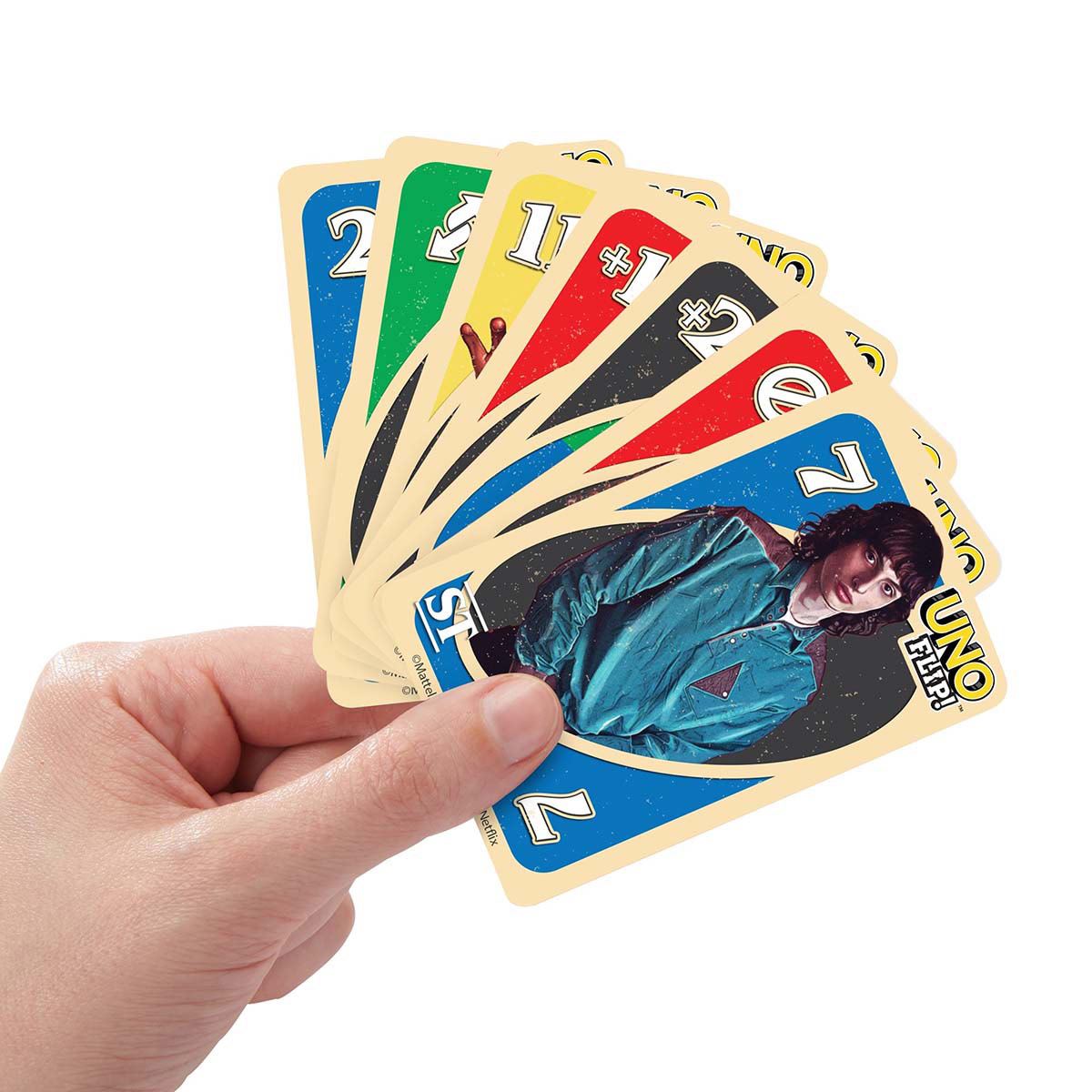 UNO Juego de Cartas FLIP Stranger Things