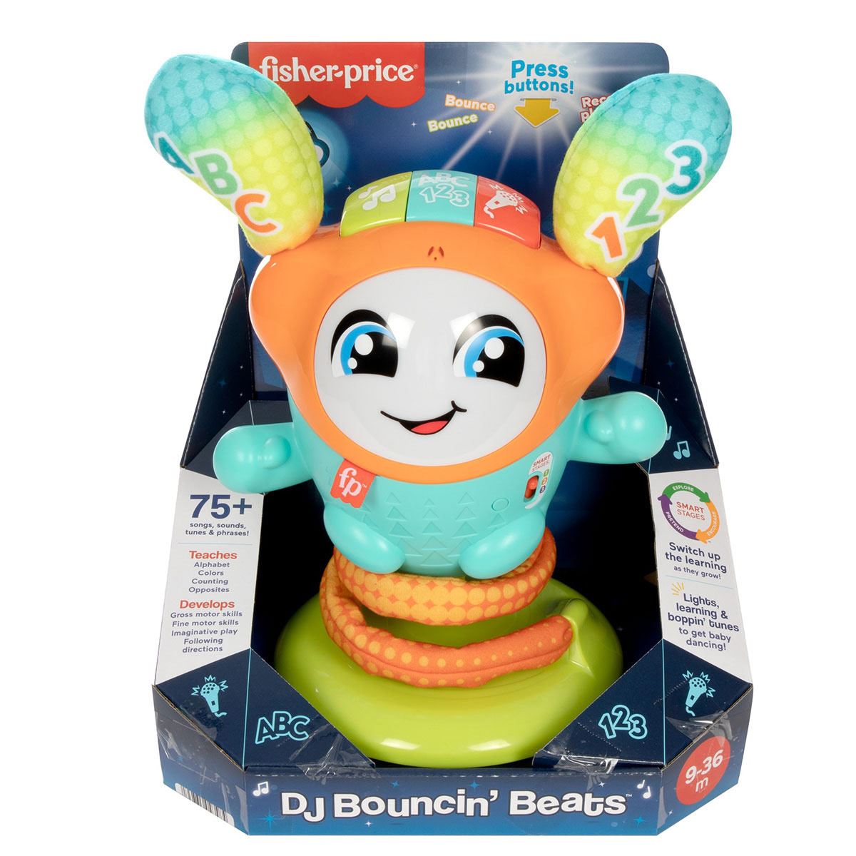 Fisher-Price  Dj Bouncy Salta y Aprende