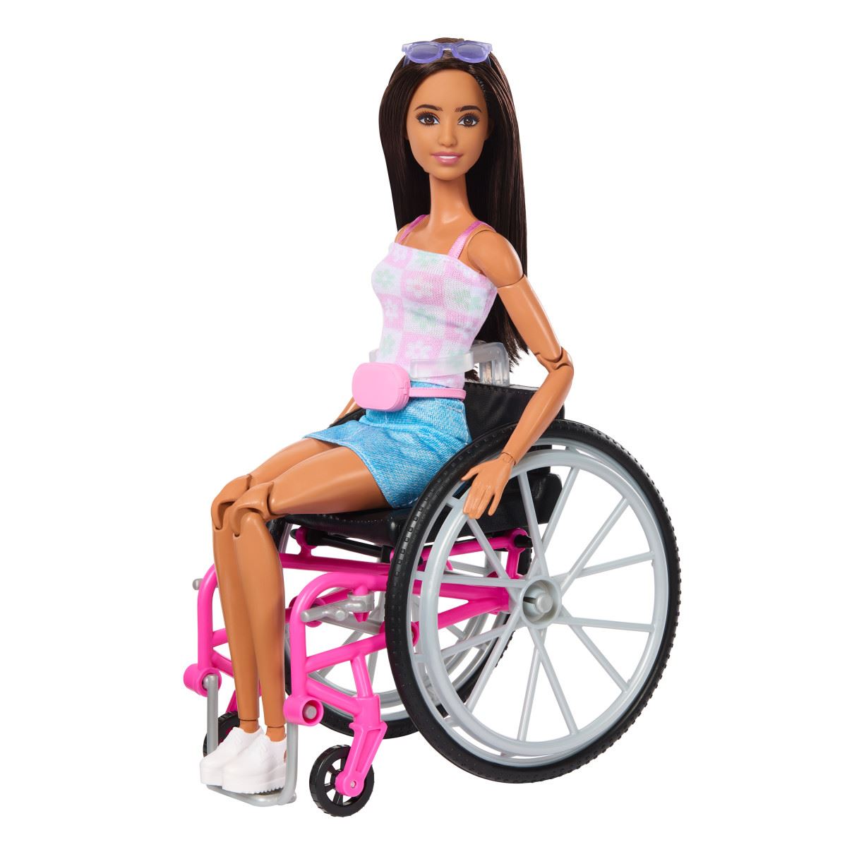 Barbie Set de Juego Muñeca en Silla de Ruedas con Perro