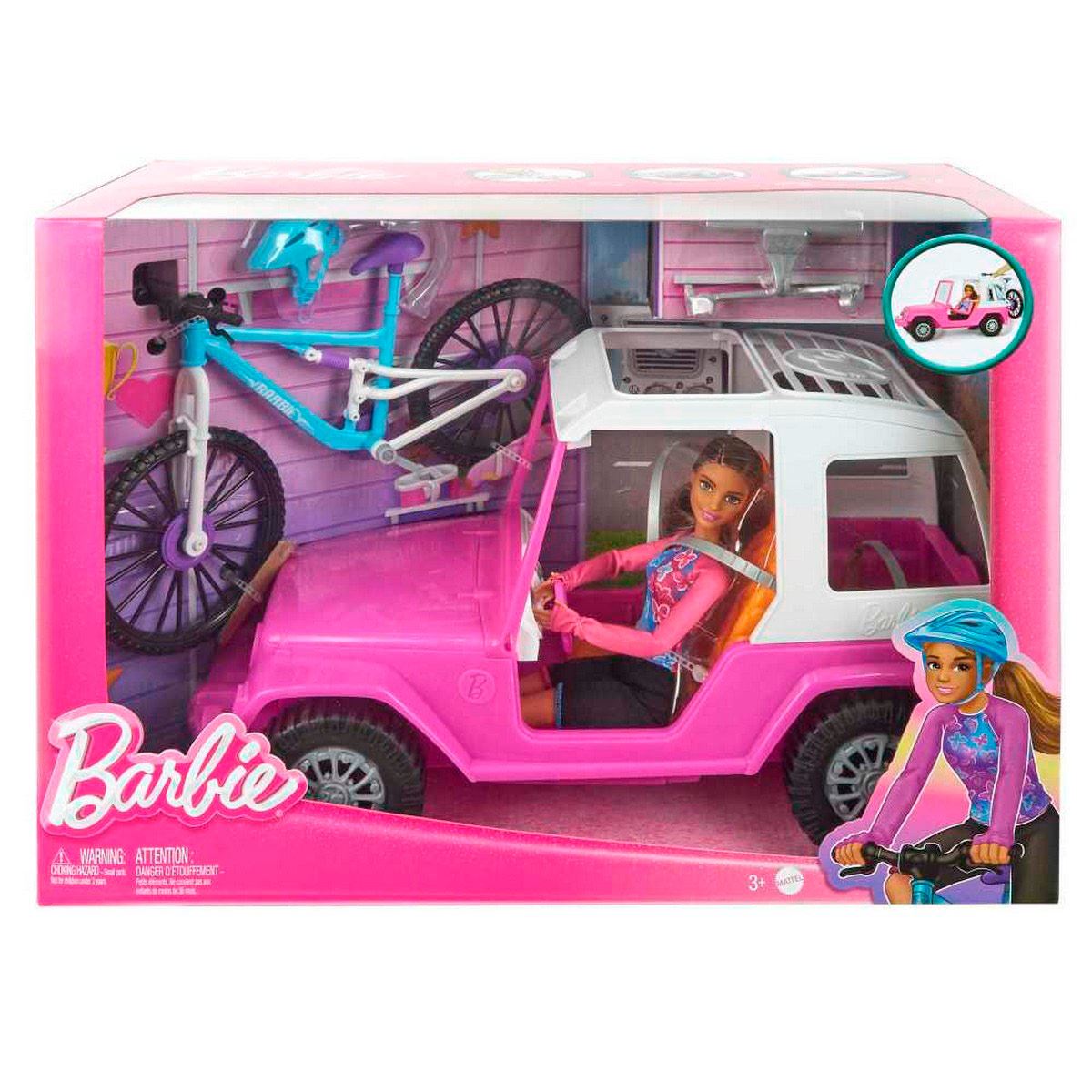Barbie Set Bicicleta de Montaña con Muñeca