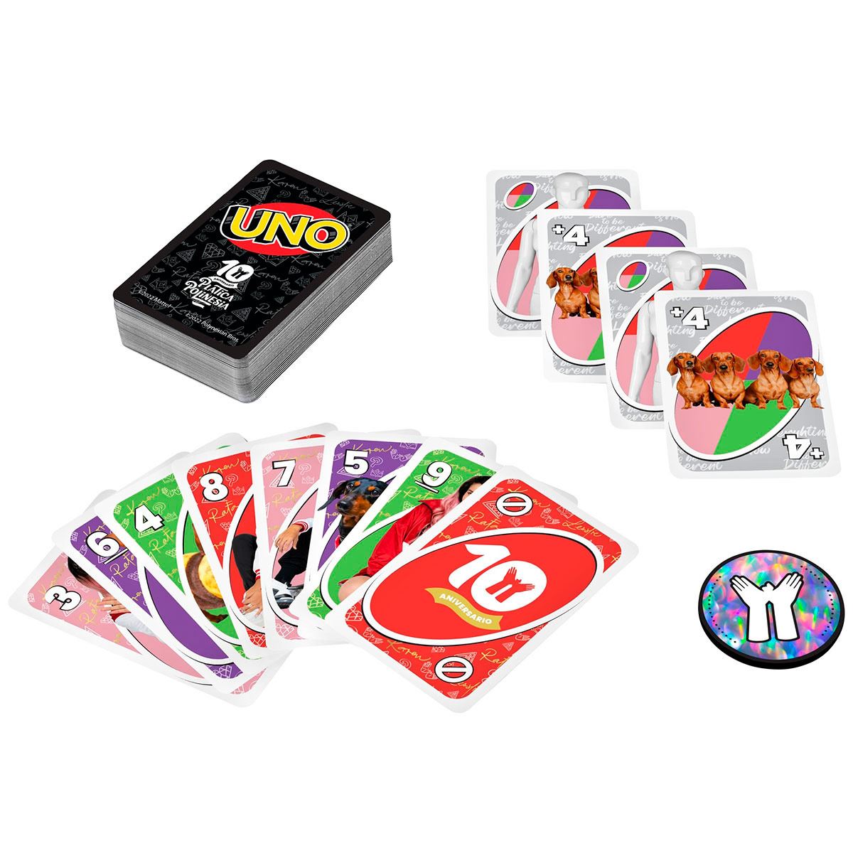 UNO Juego de Cartas Los Polinesios Premium