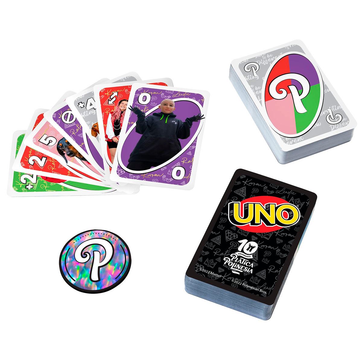 UNO Juego de Cartas Los Polinesios Premium