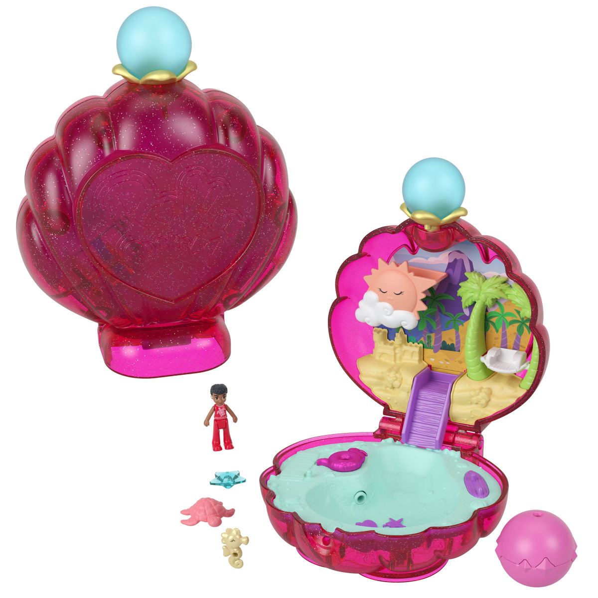 Set de Juego Compacto Conchita Bahía Mágica Polly Pocket