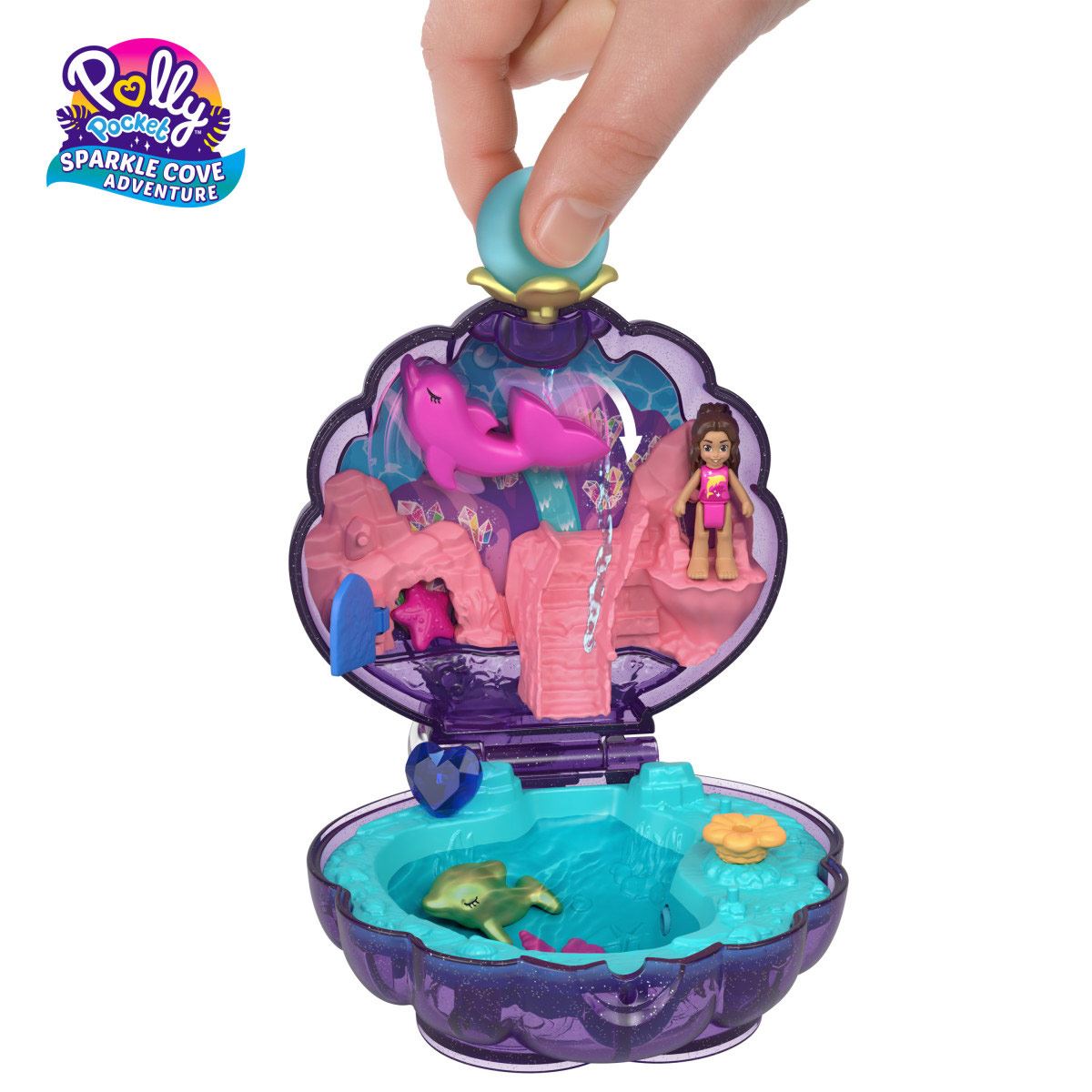 Set de Juego Compacto Conchita Bahía Mágica Polly Pocket