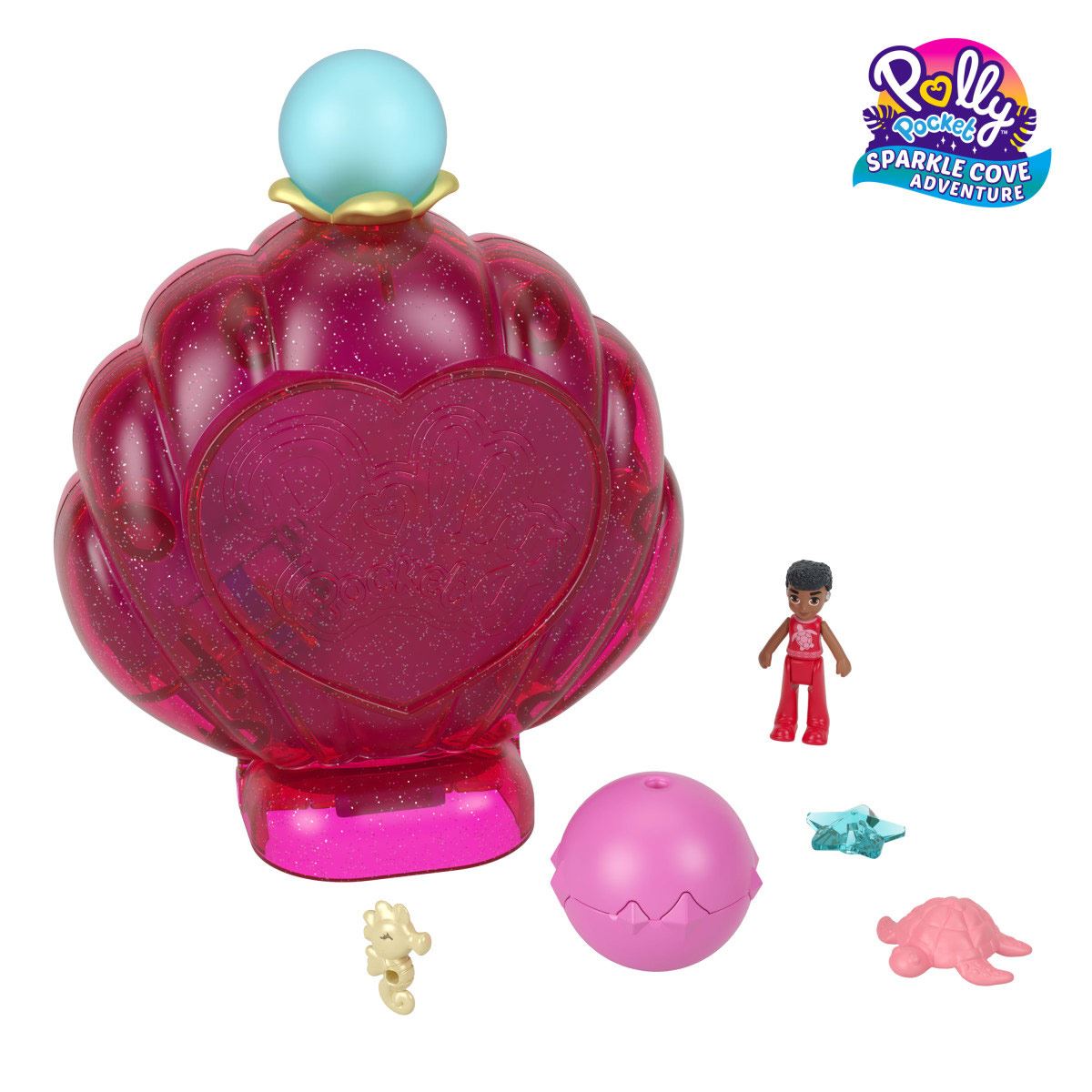 Set de Juego Compacto Conchita Bahía Mágica Polly Pocket