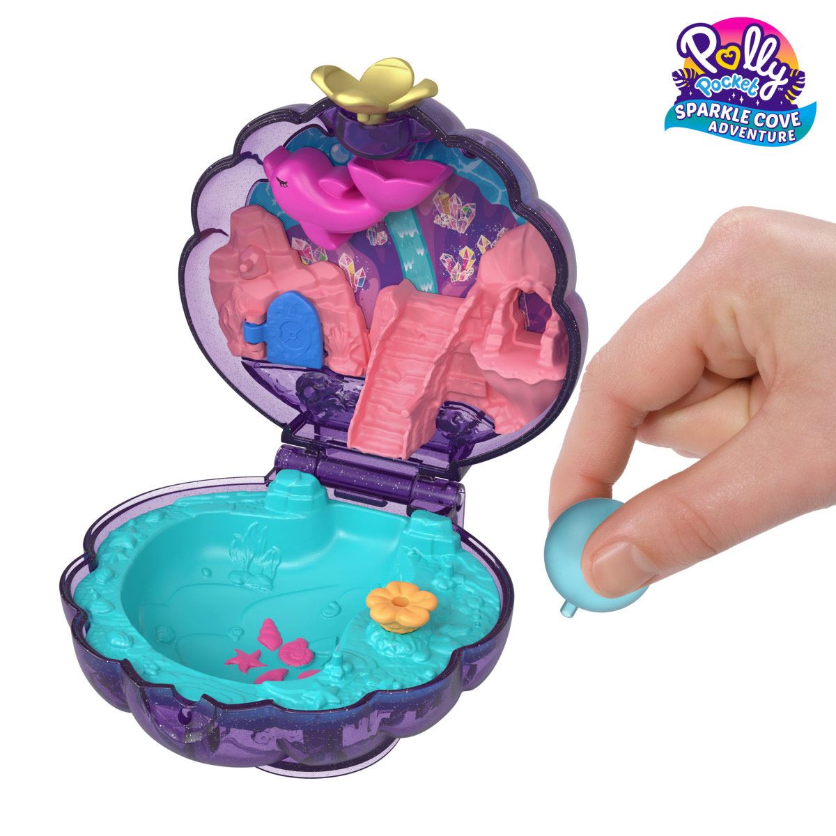 Set de Juego Compacto Conchita Bahía Mágica Polly Pocket
