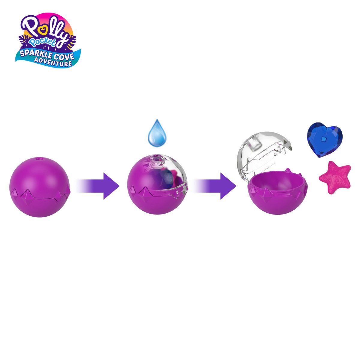 Set de Juego Compacto Conchita Bahía Mágica Polly Pocket