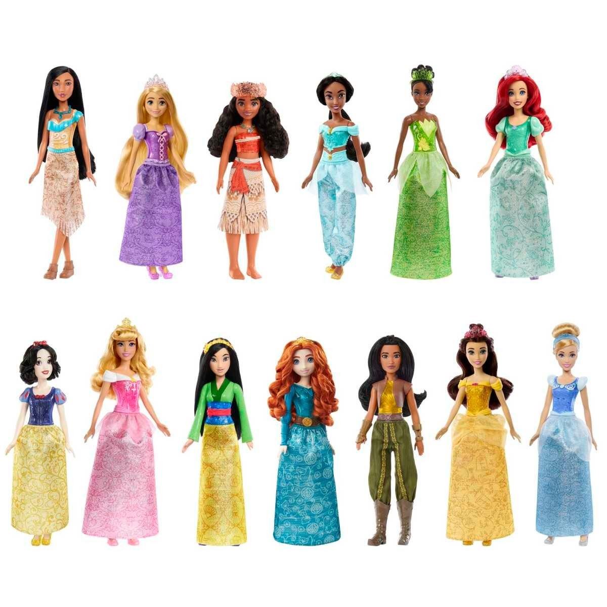 Disney Princesa Muñeca Falda con Brillos