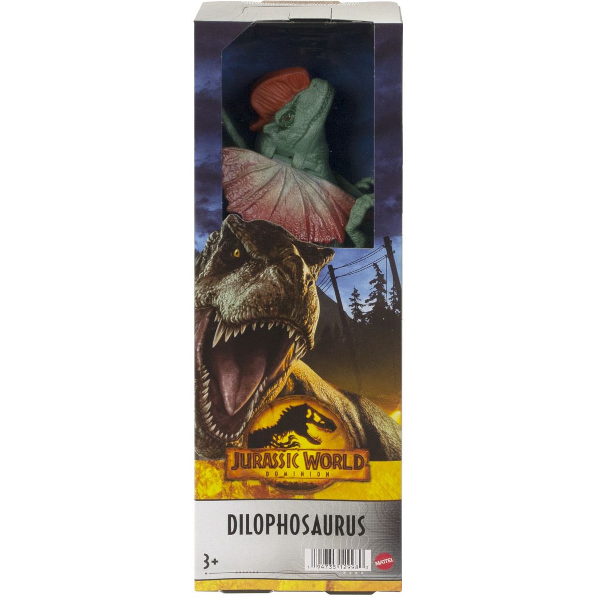 Jurassic World - Dilophosaurus 12'' - Dinosaurio de Juguete