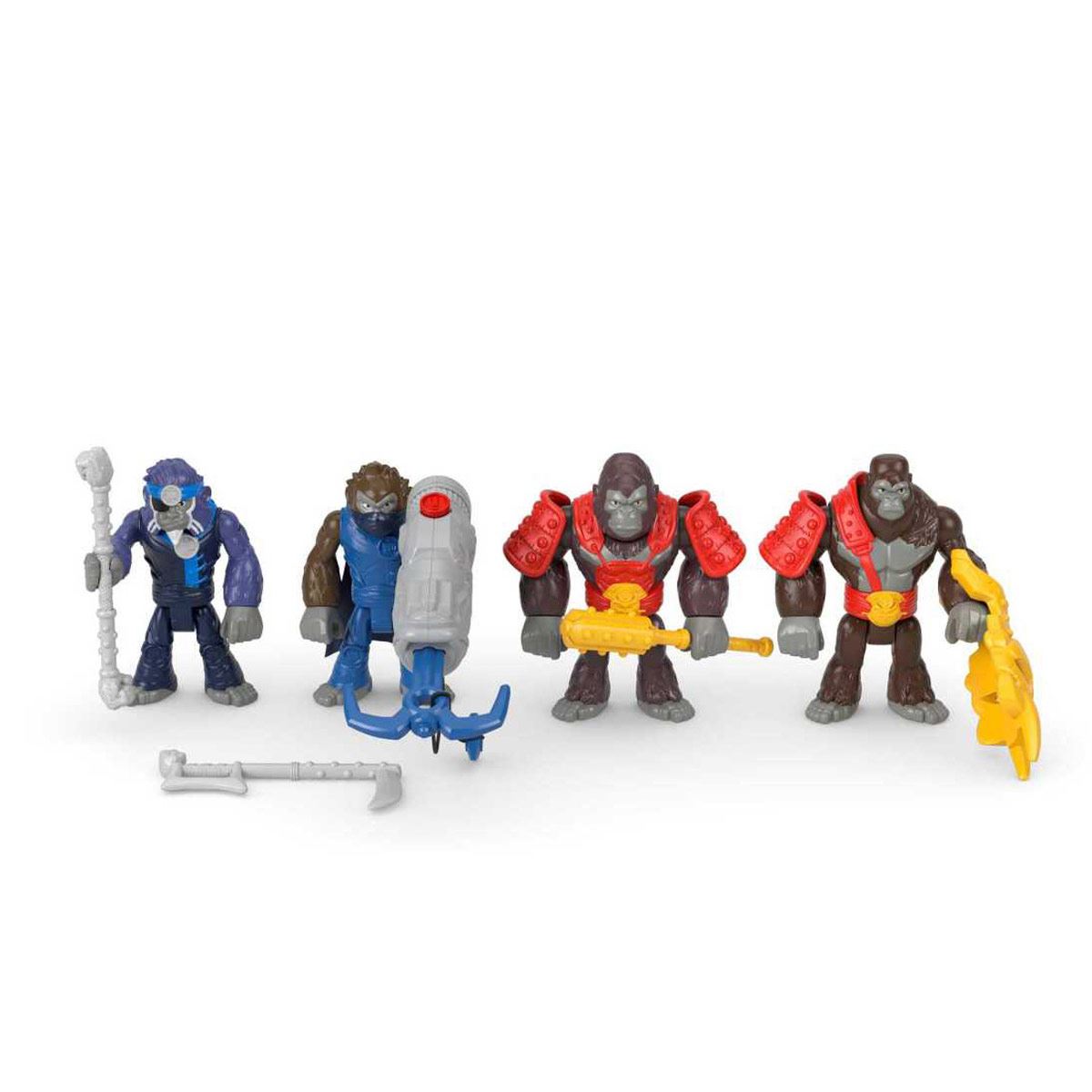 Mundo Aventura Imaginext Figura Paquete Gorilas y Monos