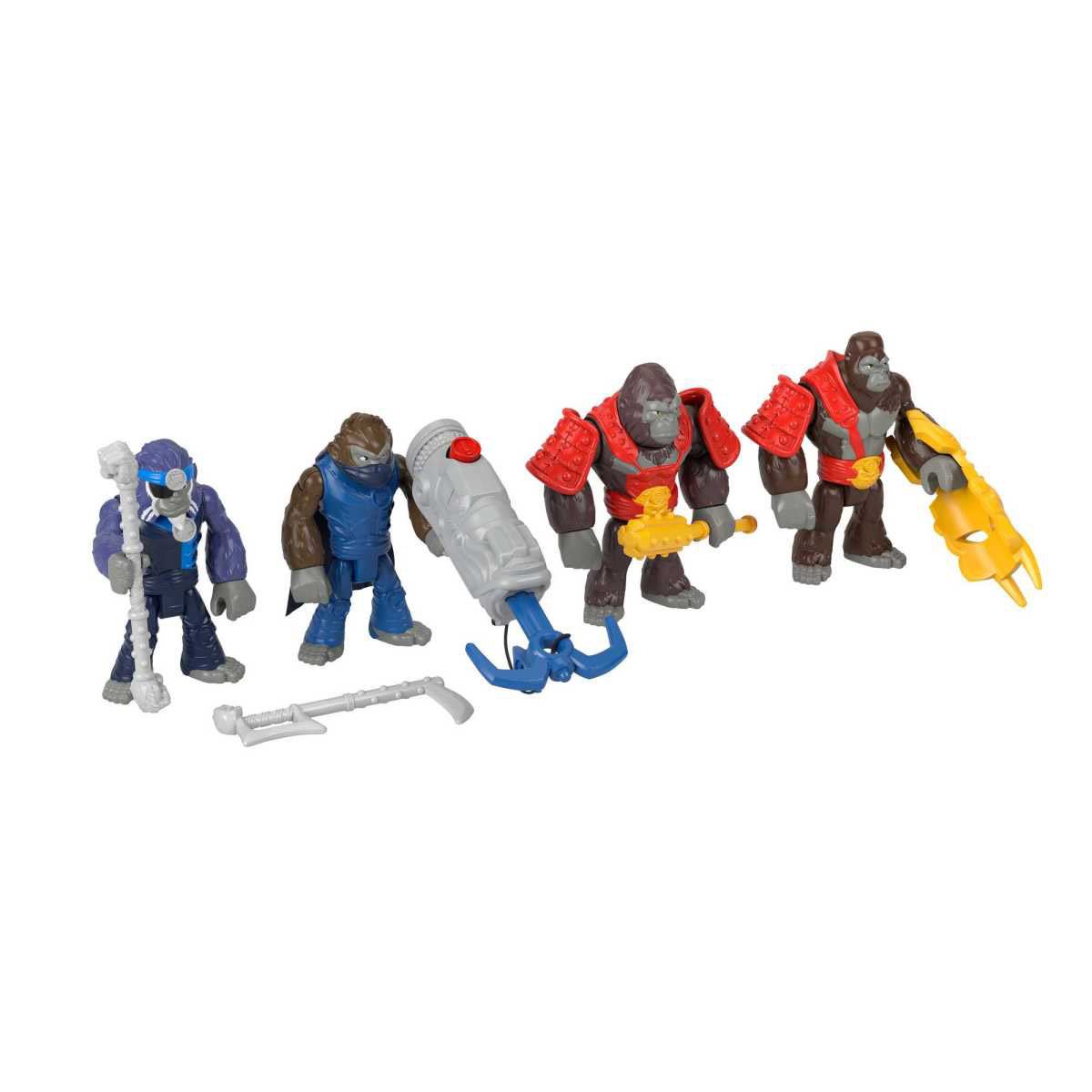 Mundo Aventura Imaginext Figura Paquete Gorilas y Monos